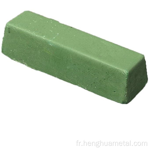 Barre de pâte de cire solide Barre de polissage vert